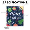 Carbon Fiber Tablet Skin Compatible with BOOX Note Air3 C (2023) - Merry Christmas - Premium 3M Vinyl Protective Wrap Decal Cover - Easy to Apply | Crafted in The USA by MightySkins view 2
