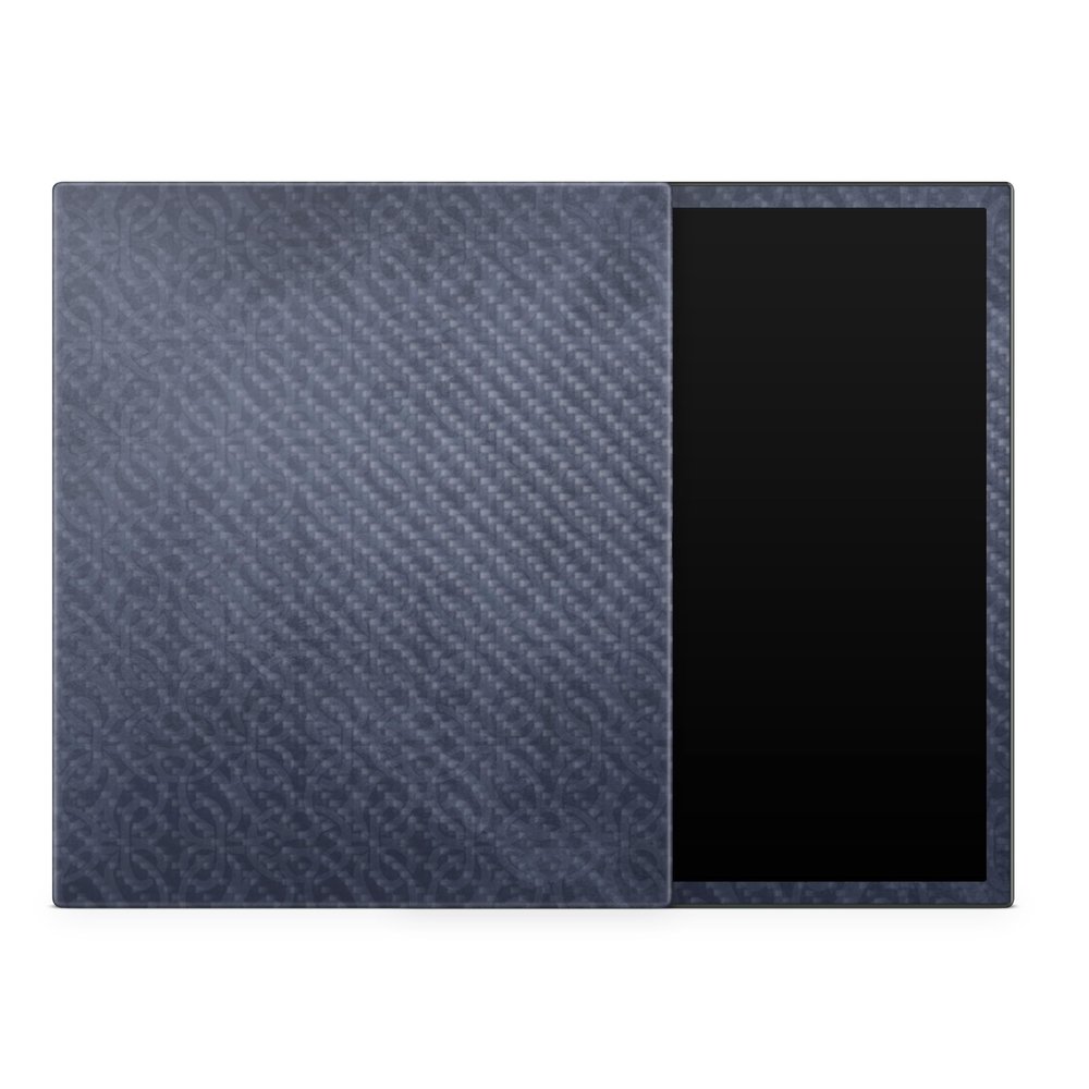 Carbon Fiber Tablet Skin Compatible with BOOX Note Air3 C (2023) - Charcoal Lattice - Premium 3M Vinyl Protective Wrap Decal Cover - Easy to Apply | Crafted in The USA by MightySkins