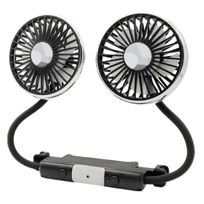DIYEAH Portable Car Fan USB Powered Cooling Fan for Back Seat Low Noise Design for Travel and Outdoor Activities