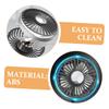 DIYEAH Portable Car Fan USB Powered Cooling Fan for Back Seat Low Noise Design for Travel and Outdoor Activities view 3