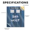 Glossy Glitter Tablet Skin Compatible with BOOX Note Air3 C (2023) - Time Lord Box - Premium 3M Vinyl Protective Wrap Decal Cover - Easy to Apply | Crafted in The USA by MightySkins view 2