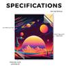 Tablet Skin Compatible with BOOX Note Air3 C (2023) - Surreal Starscape - Premium 3M Vinyl Protective Wrap Decal Cover - Easy to Apply | Crafted in The USA by MightySkins view 2
