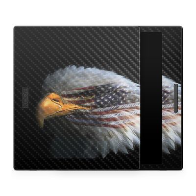 Carbon Fiber Tablet Skin Compatible with BOOX Go Color 7 (2024) - Eagle Eye - Premium 3M Vinyl Protective Wrap Decal Cover - Easy to Apply | Crafted in The USA by MightySkins