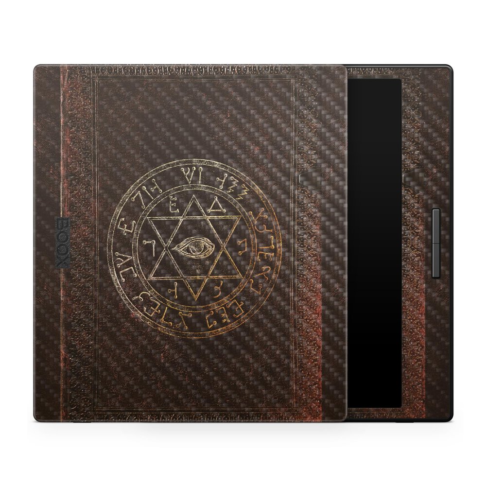 Carbon Fiber Tablet Skin Compatible with BOOX Go Color 7 (2024) - Tome - Premium 3M Vinyl Protective Wrap Decal Cover - Easy to Apply | Crafted in The USA by MightySkins
