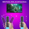 (1+1 Pack) Universal Replacement Voice Magic Remote Control Fit LG TV with Pointer Function & Blue Glowing Soft Protective Silicone Cover Compatible with LG OLED 3D TVs All Models 2019-2024 view 3