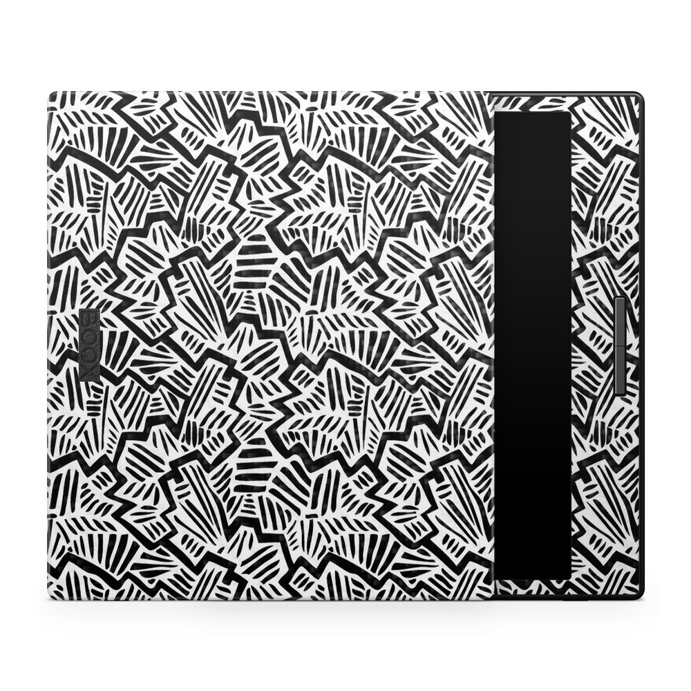 Carbon Fiber Tablet Skin Compatible with BOOX Go Color 7 (2024) - Abstract Black - Premium 3M Vinyl Protective Wrap Decal Cover - Easy to Apply | Crafted in The USA by MightySkins