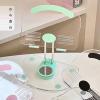 Mtlavishness Tablet Stand Holder 360 Degree Rotating Liftable Folding Acrylic Transparent Desktop Tablet Holder Ideal for Home Office Use Made of Excellent Acrylic Material with (Green) view 2