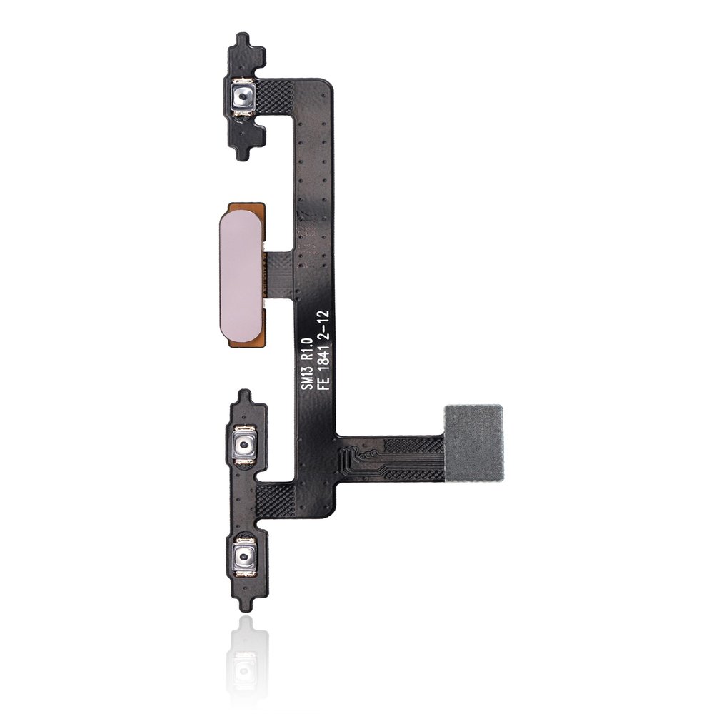 Best Shopper - Replacement Fingerprint with Power/Volume Button Flex Cable Compatible for Sony Xperia 10 (Silver)