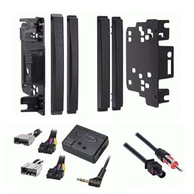 Double DIN Car Stereo Install Kit Compatible with Sebring for 2007, 2008, 2009, & 2010 with Factory Amplified System