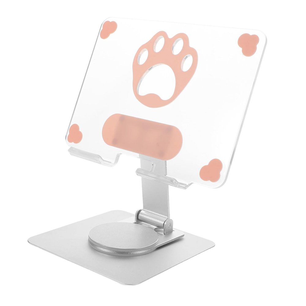 BESTOYARD Adjustable Tablet Stand Holder Foldable and Portable Support for Travel Use Multi-Angle Viewing and Sturdy Design Compatible All Tablets