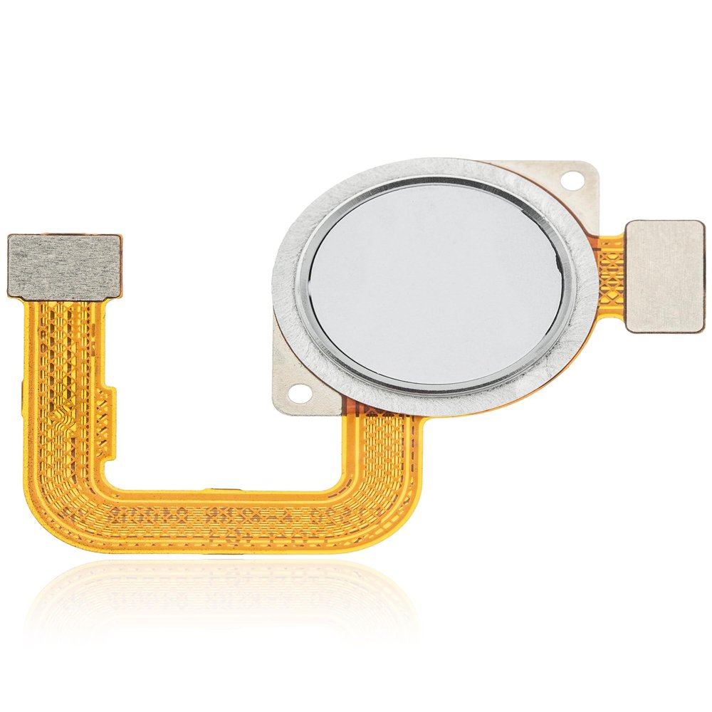 Best Shopper - Replacement Fingerprint Reader with Flex Cable Compatible for Motorola Moto G Power (XT2041-4 / XT2041-6 / XT2041-7 / XT2041DL / 2020) / G Stylus 6.4" (XT2043 / 2020) (White)