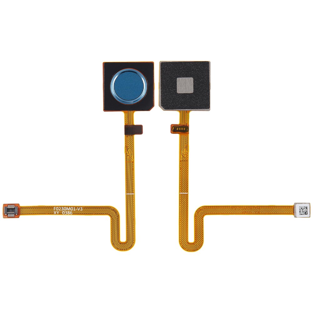 Best Shopper - Replacement Fingerprint Reader with Flex Cable Compatible with LG Q60 (New Moroccan Blue)