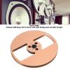 CHEOTIME Empty Tape Reel, 7 Inch Aluminum Alloy Open Reel Sound Tape Empty Reel with 2 Holes for 1/4 Inch Reel to Reel Tape Players Recording Deck (Golden) view 3