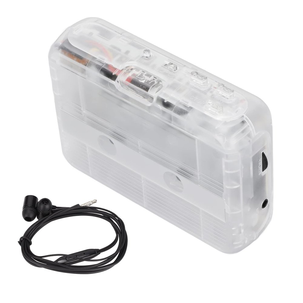Portable Cassette Player, Multifunction 5.0 Tape Player with FM Radio, Compact Design, Pocket Size
