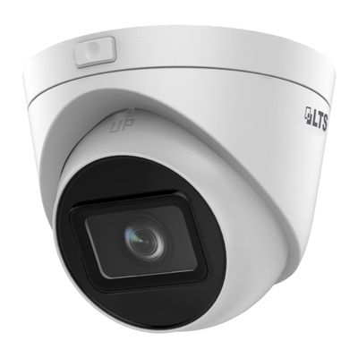 LTS CMIP1043W-MDZ 4MP Turret IP Camera 2.8-12mm Motorized Varifocal Lens, AI Human Vehicle Detection
