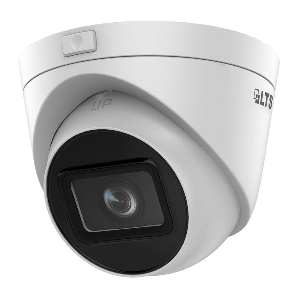 LTS CMIP1043W-MDZ 4MP Turret IP Camera 2.8-12mm Motorized Varifocal Lens, AI Human Vehicle Detection