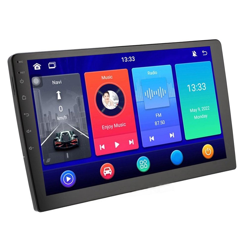 Car Stereo for, Double Din 10.1 Inch Wi Fi Touch Screen Car Radio for Car Audio Receivers, 10.1 Inch Touchscreen Bluetooth 5.3 Car Play for Android Auto