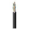 2413FS 010Z1000 CAT6+ 23/4 Solid BC Enhanced Premise Horizontal Cable, F/UTP Foil Shielded, Plenum-CMP, 1000' ReelTuff Box, Black view 1