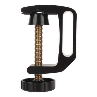 Universal C Clamp, Adjustable Aluminum Alloy Clamp for Desktop, Desktop Mount Holder, Photography C Clamp, 1/4 and 3/8 Thread Hole for Tables Desk Mount