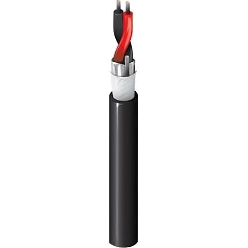 5500F1 0101000 22/2 Stranded TC Water-Blocked Security and Audio Cable, Shielded, CM, Black