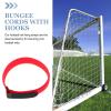 BESTonZON 50pcs Adjustable Cinch Straps Buckle for Soccer Net Self-Adhesive Multi-use Fasteners for Cable Management and Sports Gear Organization Nylon view 3
