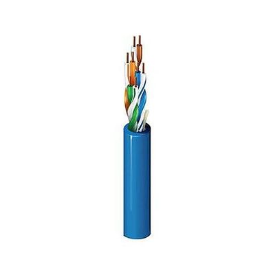 1585A D15Z1000 CAT5e Plenum Cable, 24/4 Solid BC, Unshielded, UTP, CMP, 1000' (304.8m), Blue