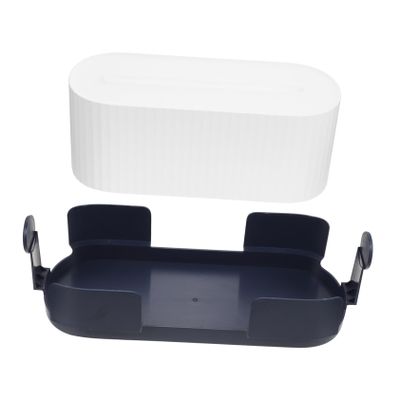 DIYEAH Cable Management Box White Cord Organizer for Desk Office Study Living Room