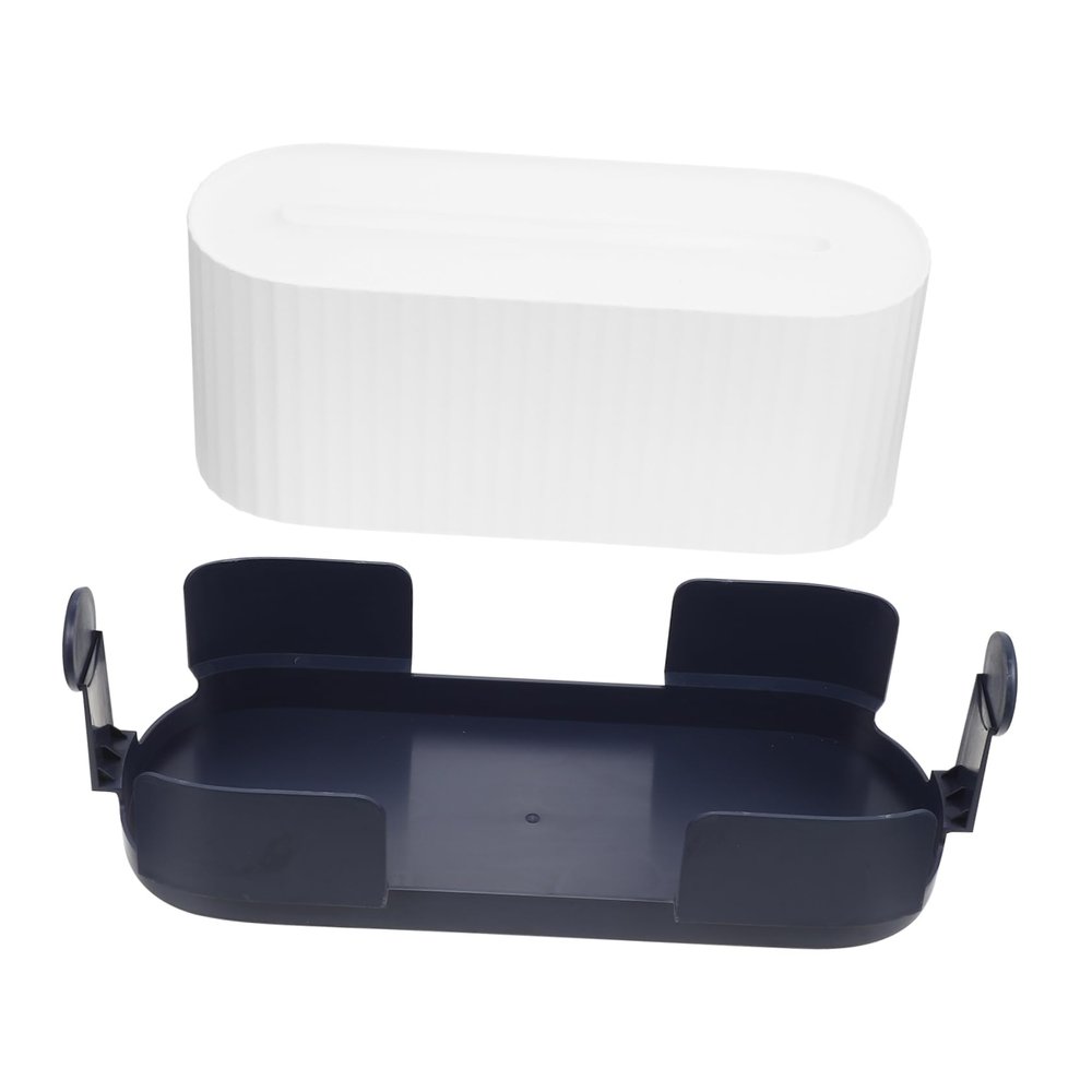 DIYEAH Cable Management Box White Cord Organizer for Desk Office Study Living Room