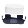 DIYEAH Cable Management Box White Cord Organizer for Desk Office Study Living Room view 1