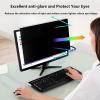 27 Inch Computer Private Screen Filter, Anti Blue Light 16:9 Widescreen Filter, Removable Hanging Screen Protector Film, Protects from Spying Eyes view 4