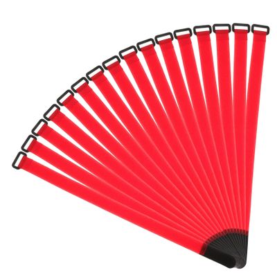 Abaodam 50pcs Reusable Cinch Straps for Sports Netting Adjustable Hook and Fasteners Multi-Purpose Fixing Belt for Soccer Goals and Organizing Luggage