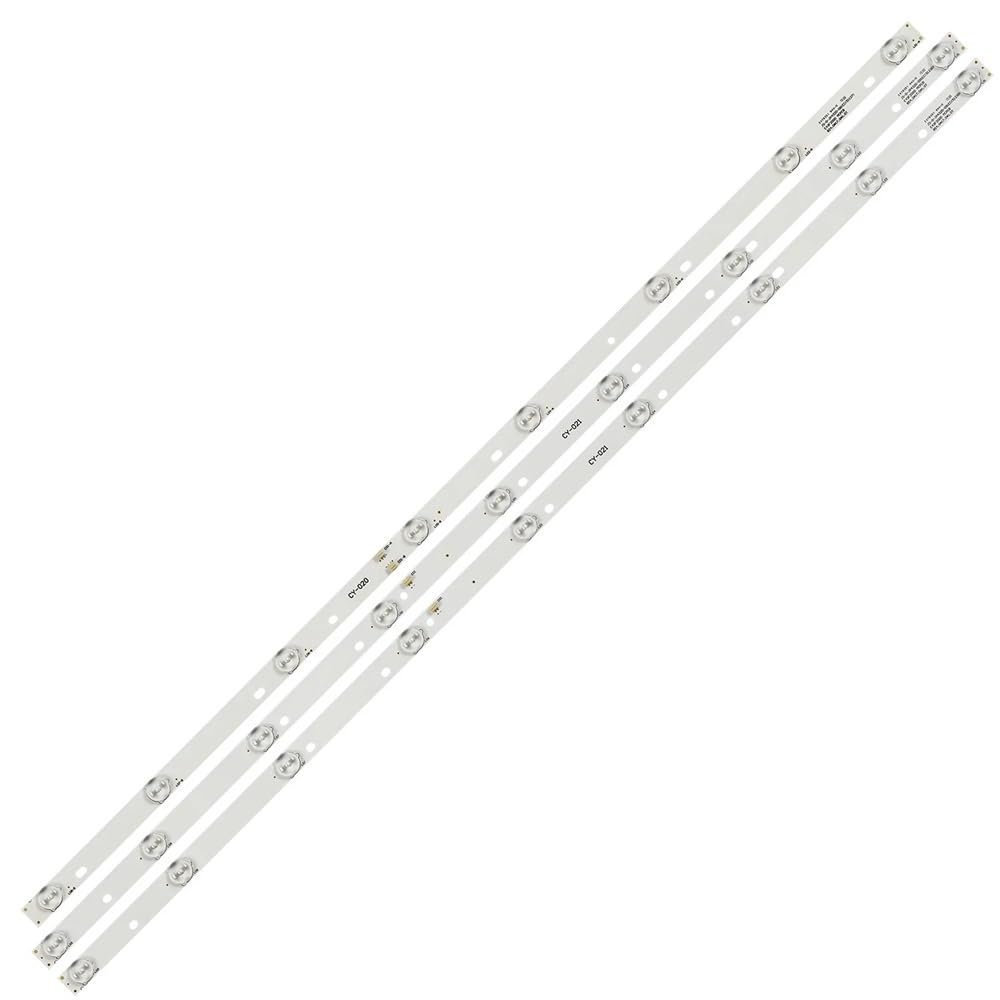 FENSAJRD 30Pcs/Set LD-43S6015BT AKTV432 JS-D-JP4320-091EC JS-D-JP4320-081EC D43-F2000 MCPCB MS-L1111R/L E43F2000 LED Strip
