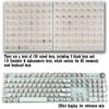 128 Pcs Keyboard Keys Gap Expander for Long Nails Typing and Gaming, Full Self-Adhesive Symbolic and Alphanumeric Silicone Keys for Keyboards and Laptops (Cylinder-Pink) view 2