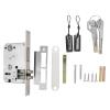 Smart Fingerprint Door Lock Touchscreen Keypad AntiTheft Security Lock with Handle for Home Office Password IC Card Mechanical Key Unlock view 3