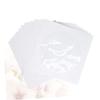 Holibanna 100pcs Cd Paper Storage Bags Transparent Window Dvd Organizer for Home Cinema Portable White Case for Access and Transport view 2