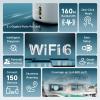 DBIT AX3000 WiFi 6 Mesh Wi-Fi System | 4,500 Sq Ft Coverage & 150 Devices | Dual-Band, Seamless Roaming, Parental Controls | Replaces Wireless Router and Extender | 2 Gigabit Ports Per Unit (2-Pack) view 2