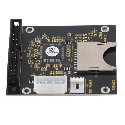 Acouto IDE SD Adapter to Card SD 3.5in IDE SDSDHCSDXCMMC Memory Card to 40Pin Male Adapter - Interface for Data Transfer and Backup on Older Devices Compatible with