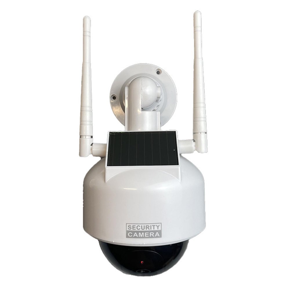 Dome Simulation Fake Security CCTV Camera Simulation Monitors with LED Blinking Light Outdoor Indoor