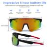 Jacuate Sport Smart Glasses,Polarized Bluetooth Sunglasses for Men, Women,Built-in Mic & Open Ear Music Speakers,UV Protection Running Baseball Sunglasses,Cycling Glasses(Orange) view 4
