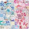 100PCS Ocean Beach Aesthetics Stickers,Waterproof Decals for Bumper Water Bottles Laptops Computer Skateboard Scrapbooking view 1