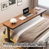 Adjustable Height Bed Desk with Wheels, Home overbed Table for Laptop, Mobile Hospital Rolling Bed Table, Over The Bed Working Table, Bedroom overbed Table. view 3