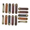 DIYEAH 15pcs Leather Cable Organizer Straps for Home Office and Travel Practical Wire Fixing Clips for Headphone and Data Cables view 1
