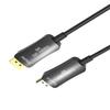 Buacoz Fiber Optic DisplayPort Cable 8K@144Hz 1.4 25M/82FT - 32.4Gbps HBR3, 4K@240Hz, HDR, Zero Latency, Gaming-Grade Ultra HD Video Cord for PC, Monitor, Projector view 1