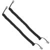 Happyyami 2Pcs Coiled Telephone Cords Soft and Durable Landline Cables for Easy Installation Reliable Signal Transmission for Home Office Use view 1