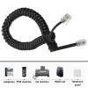 Happyyami 2Pcs Coiled Telephone Cords Soft and Durable Landline Cables for Easy Installation Reliable Signal Transmission for Home Office Use view 4