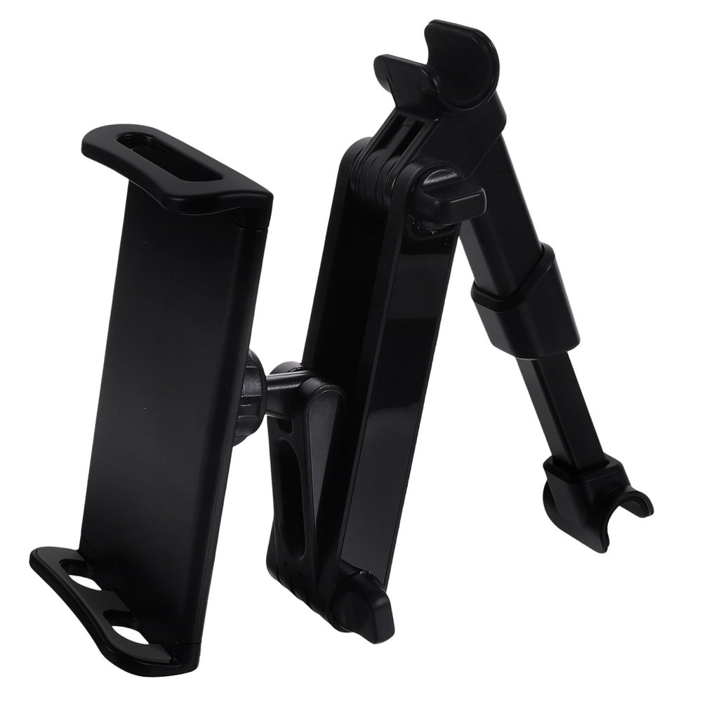 POPETPOP Adjustable Car Headrest Tablet Holder Rotatable Mount for Phones Tablets Sturdy Easy Installation Compatible with Vehicles
