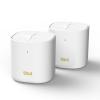 DBIT AX1800 WiFi 6 Whole Home Mesh Wi-Fi System, Dual-Band Coverage up to 4,000 sq. ft. and 150 Devices, Replaces Wireless Router and Extender, 2 Gigabit Ports per Unit, Easy Setup (D-MAX5, 2-Pack) view 1