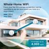 DBIT AX1800 WiFi 6 Whole Home Mesh Wi-Fi System, Dual-Band Coverage up to 4,000 sq. ft. and 150 Devices, Replaces Wireless Router and Extender, 2 Gigabit Ports per Unit, Easy Setup (D-MAX5, 2-Pack) view 4