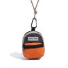 Compatible with Gemini II Wireless Bluetooth Earphone Protective case, Brand Small Card Bag, Casual Zipper Canvas Small Hanging Bag (Orange Coffee Color) view 1