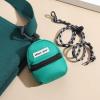 Compatible with Gemini II Wireless Bluetooth Earphone Protective case, Brand Small Card Bag, Casual Zipper Canvas Small Hanging Bag (Orange Coffee Color) view 3